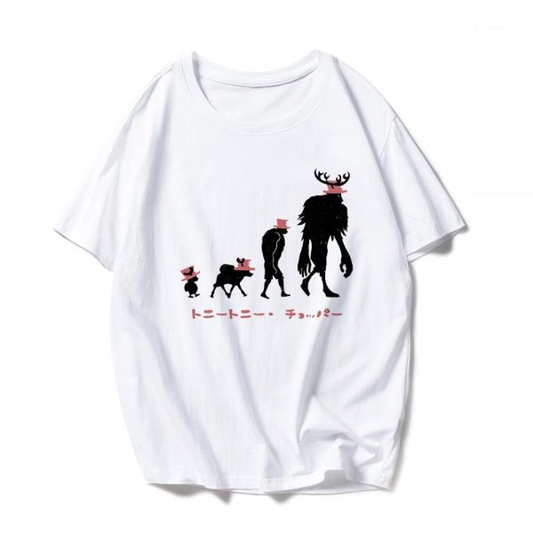 T-shirt das mulheres uma peça anime tony helicóptero impresso Nakama harajuku estilo roupas verão streetwear moda camiseta unisex