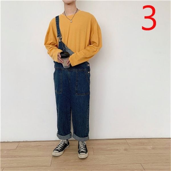 

New 2021 Thin Section Long-sleeved T-shirt Cotton Tide Brand Top Men's Round Neck Loose Autumn Clothing 8H2M, White;black