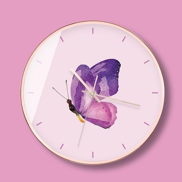 

wall clocks creative butterfly clock living room bedroom office study mute nordic fresh gorgeous design