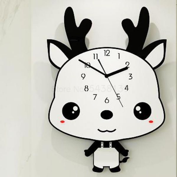 

wall clocks creative clock living room home fashion children personality modern minimalist swing mute