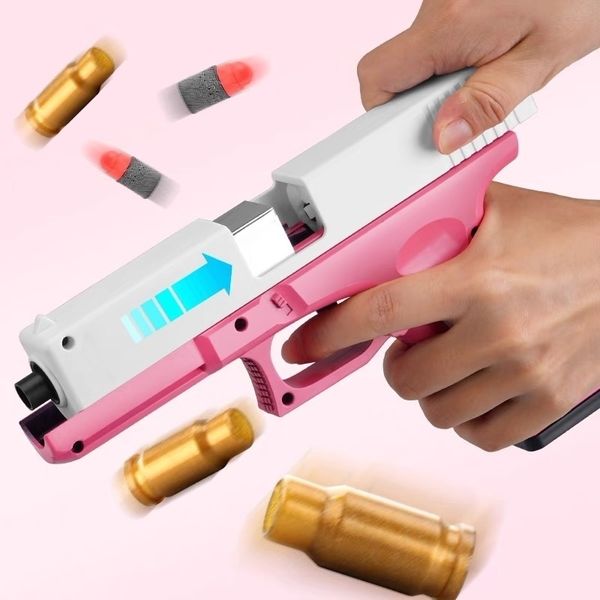 

4565glock shell throwing soft bullet eva toy gun jiakaile girls' creative gift cartoon cute chicken pistol