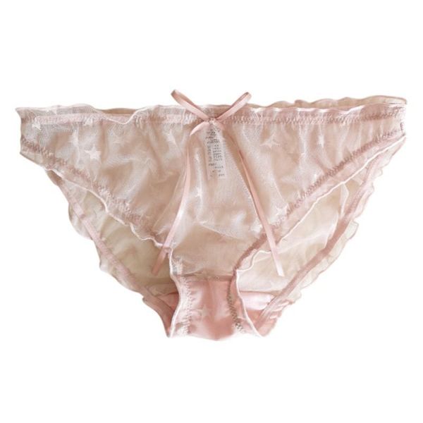 

women's panties women ladies japanese star full lace female bean paste powder solid colors  l, Black;pink