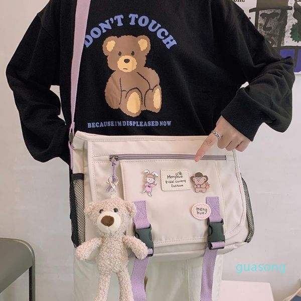 

evening bags fashion girl horizontal one shoulder messenger bag japanese college cute cartoon schoolbag harajuku high school student bookbag