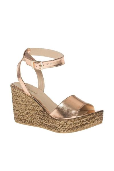 

sandals deichmann rose gold wedges, Black