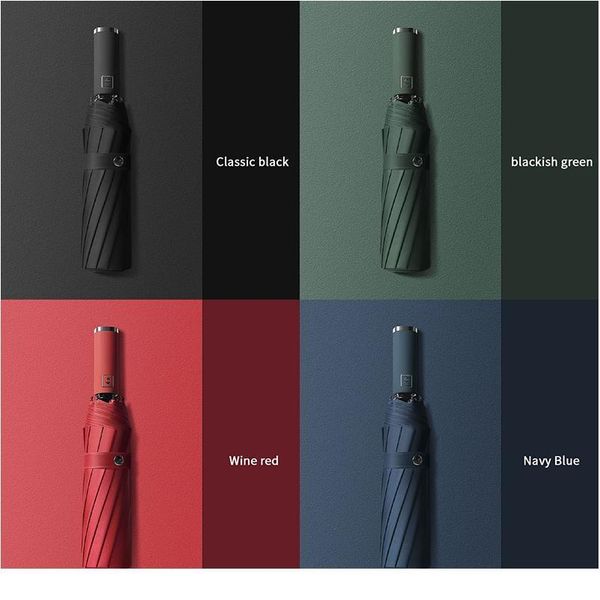 

new 12k three-folding matic umbrella rain women sunny/rainy windproof anti-uv umbrella for male female summer winter jlltjm