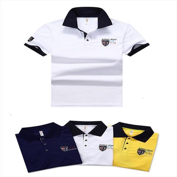 

summer shirt embroidery casual solid men polo color short sleeve large size m 4xl, White;black