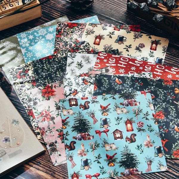 

other arts and crafts christmas series material craft paper manual scrapbooking po deco travel diary pad