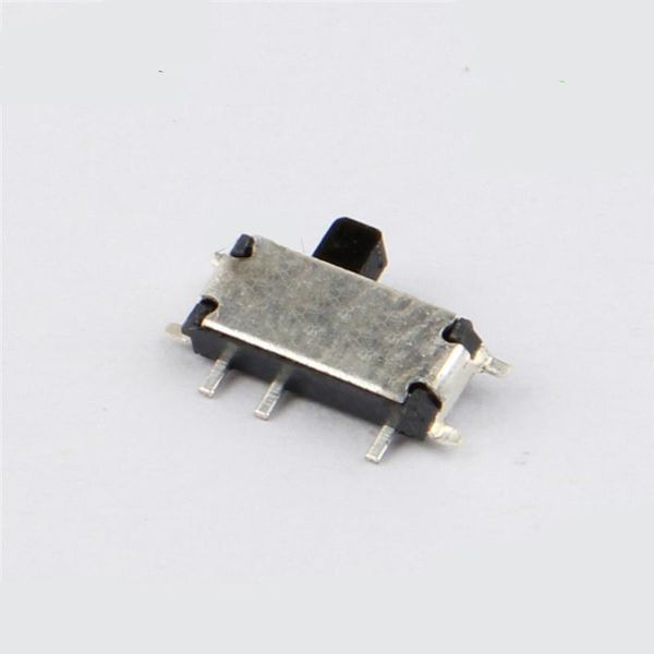 

smart home control 10pcs mini seven foot side slide toggle switch beige / black white handle 1.5h