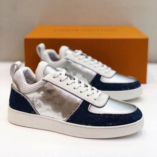 

luxury designer shoes rivoli sneaker boot casual shoe low cut men sports shoes vintage flat trainers fashion outdoor leisure sneakers, Black