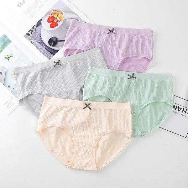 

women's panties japanese breathable comfortable hip lift ladies briefs summer casual underwear mid-waist bottoming buttocks, Black;pink