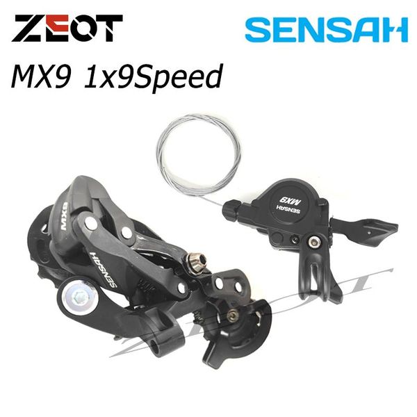 

bike derailleurs sensah mx9 9 speed 1x9 9speed groupset 9s 9v shifter lever rear derailleur switches for 36t 40t 42t