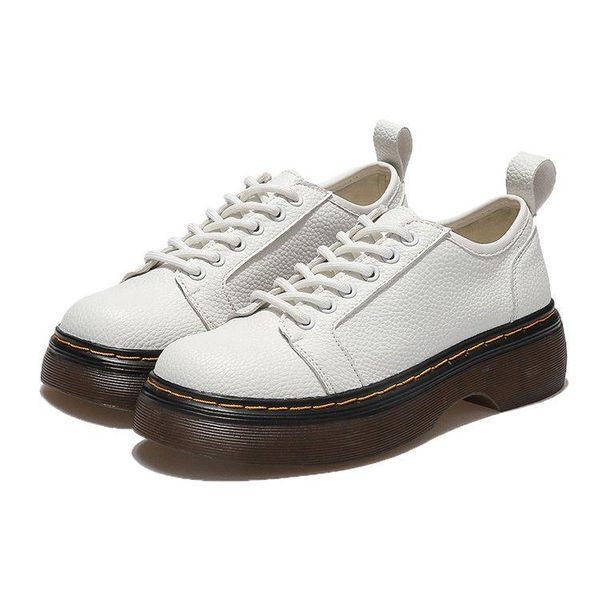 

dress shoes single women's low-heel comfortable casual autumn thick-soled beef tendon bottom, Black