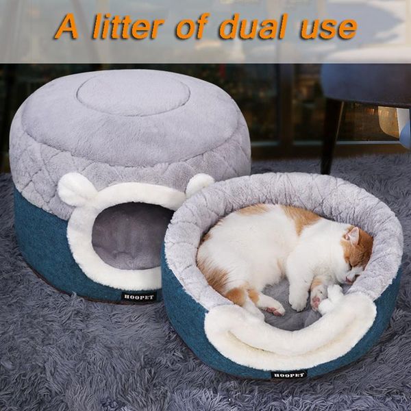 

cat beds & furniture bed soft nest puppy house pet hammock dog puppies kitten sofa accessories and detachable dual purpose