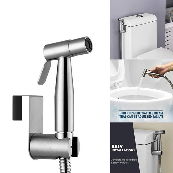 

bidet faucets handheld multifunctional stainless steel shower head self cleaning bathroom hose toilet sprayer set easy install hardware