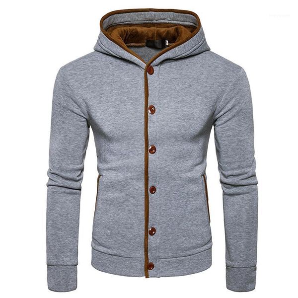 

men's jackets windbreaker winter casual daily solid inset coat outwear zipper pocket long sleeve hooded male top, Black;brown