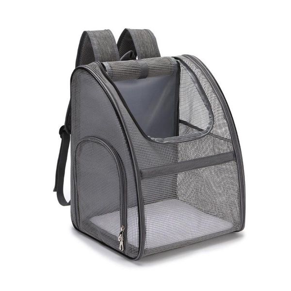 

dog car seat covers pet bag mesh breathable cat diaper portable foldable backpack
