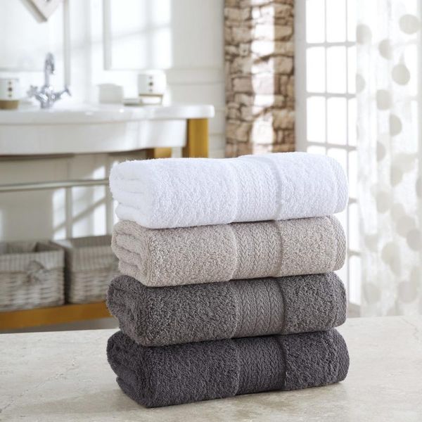 

4 pcs hand face towel set 50 Ã 85 cm turkish cotton super absorbent soft luxury fast dry sauna spa l bath towel for adults