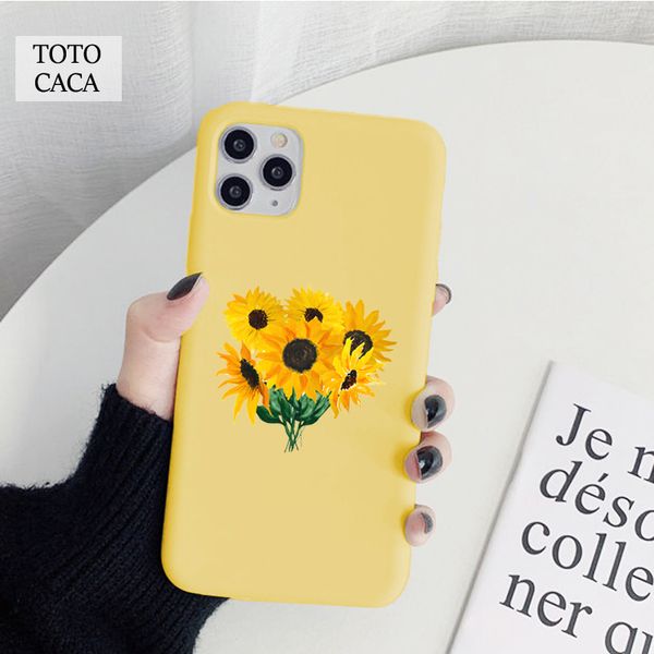 

painted sunflower bouquet phone protection soft case for samsung a20 a30 a40 a50 a51 a70 s8 s9 s10 s20 plus