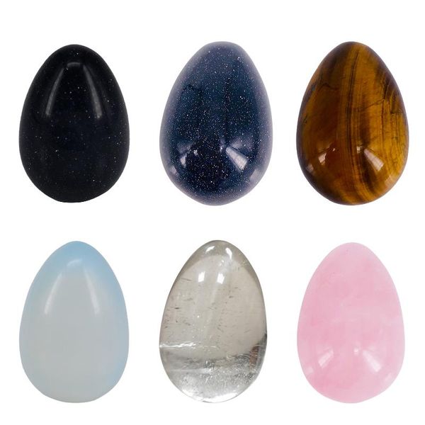 

thinking egg ergonomic semi-precious play meditation egg-shaped gemstone chakra stone white crystal egg semi-precious stone hand