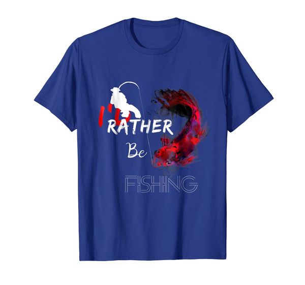 

i would rather be fishing funny gift fisherman fish t shirt, White;black