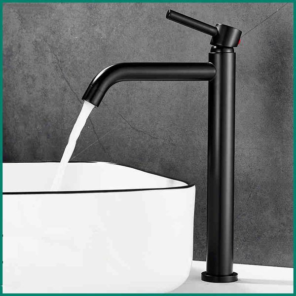 

bathroom sink faucets matte black basin long spout two type cold and bathrrom mixer ghyr
