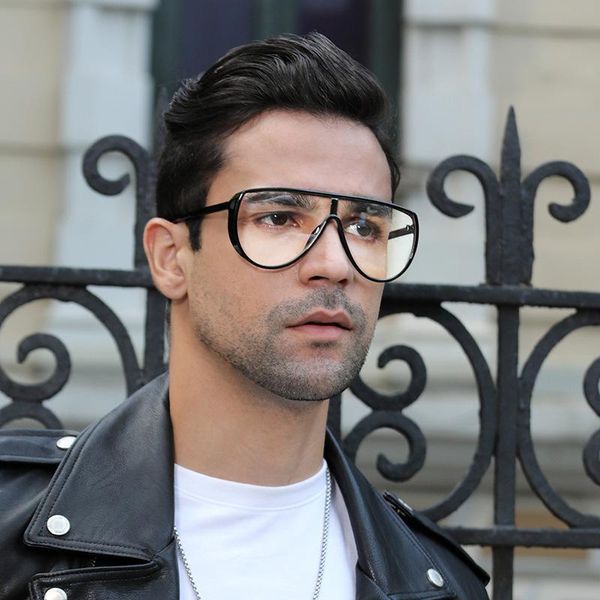 

outdoor eyewear myalice fashion one-piece flat sunglasses women brand designer multicolor eyeglasses retro simple goggles wholesale uv40