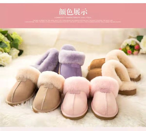 

2020cotton slippers men women snow boots warm casual indoor pajamas party wear non-slip cotton drag large size women's shoes size 35-45, Black