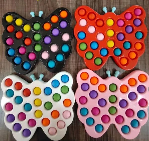

butterfly ocs bear shapes push fidget toys sensory bubble poppers board tiktok stress balls finger fun ball popper family party game for kid