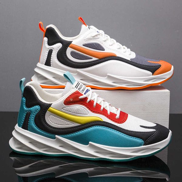

men running shoes fashion casual sports 2021 summer new blade trend running woven breathable men's shoes traniers sneakers