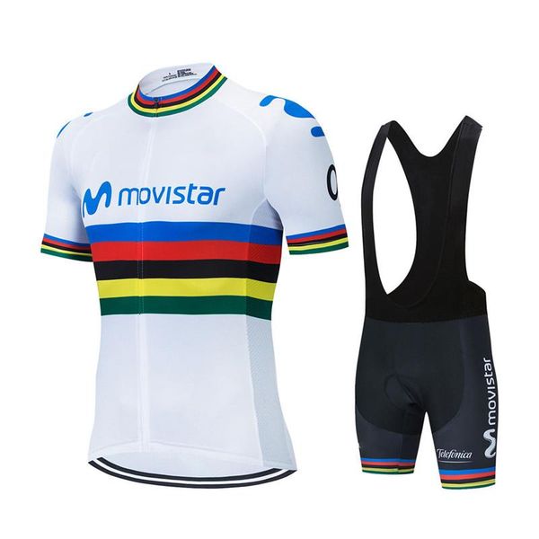 

racing sets 2021 world team men's short sleeve bike clothes breathable bib shorts cycling clothing mtb maillots ropa cicli, Black;blue