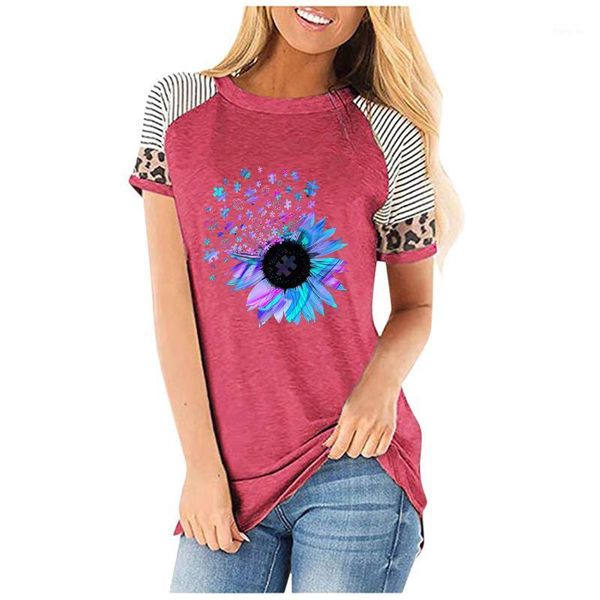 

women's t-shirt harajuku aesthetics tshirts ropa de mujer verano women leopard short sleeves o-neck printed casual streetwear, White