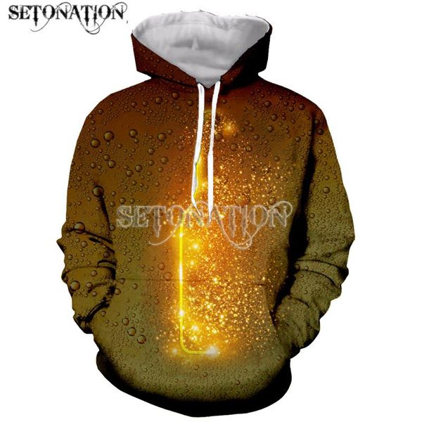 

men's hoodies & sweatshirts 3d all print beer arrive men women fashion zipper/hoodies/sweatshirts/jacket/men/women drop, Black