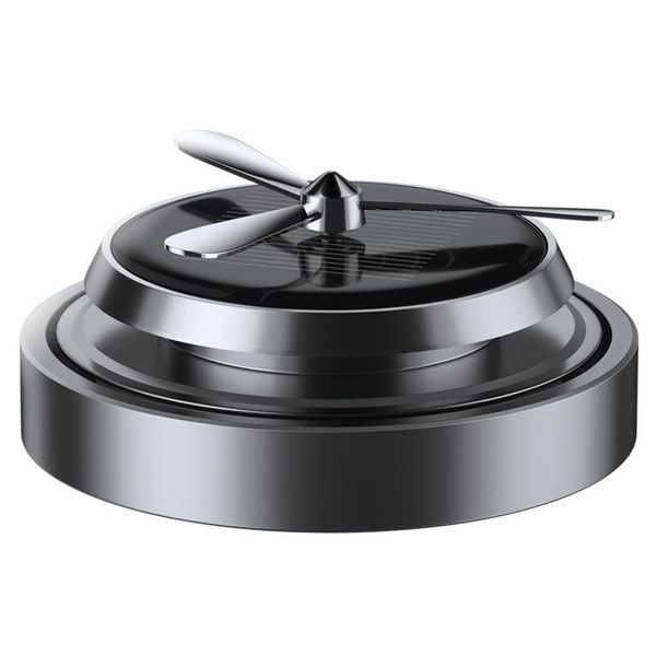 

car air freshener perfume holder solar rotating interior decoration solid