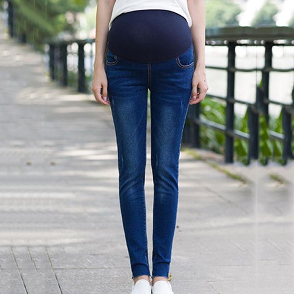 

maternity bottoms patpat 2021 arrival casual belly care jeans, White