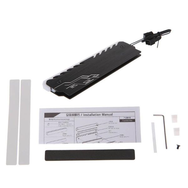 

fans & coolings aluminum heatsink cooler rgb 265 light radiator deskmemory cooling vest