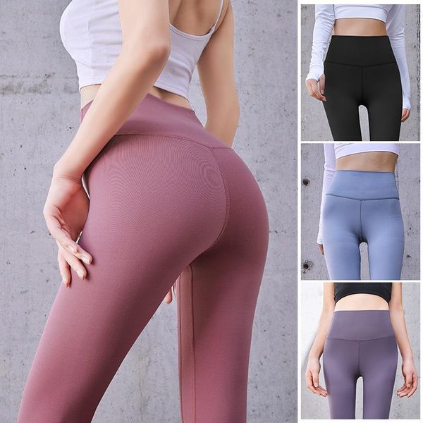 

women's leggings yoga pants fitness peach hip high waist lifting tights running women sports, Black
