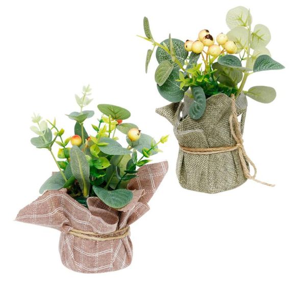 

2pcs fake plant scene decor artificial plant decor simulation adornment