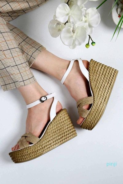 

sandals women's wedges cross snap, Black