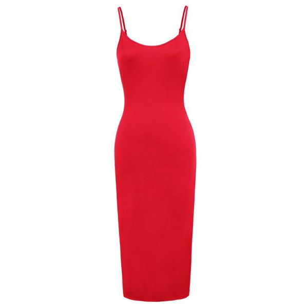 

casual dresses womens comfy spaghetti straps hips-wrapped slip under dress sleeveless, Black;gray