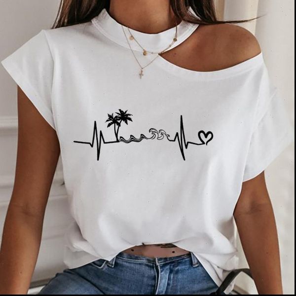 

casual women off shoulder blouse shirt hollow out halter solid shirts summer elegant short sleeve blusa streetwear xxl, White