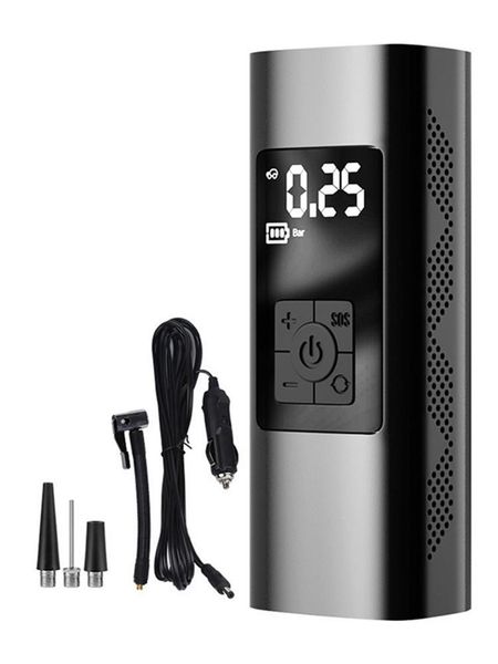 

bike pumps portable air compressor tire inflator for motorcycle tires smart wireless bicycle pump electric hand-held