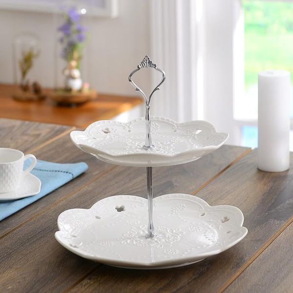 

baking & pastry tools cake rack holder fitting crown stand plate 2/3 layers wedding