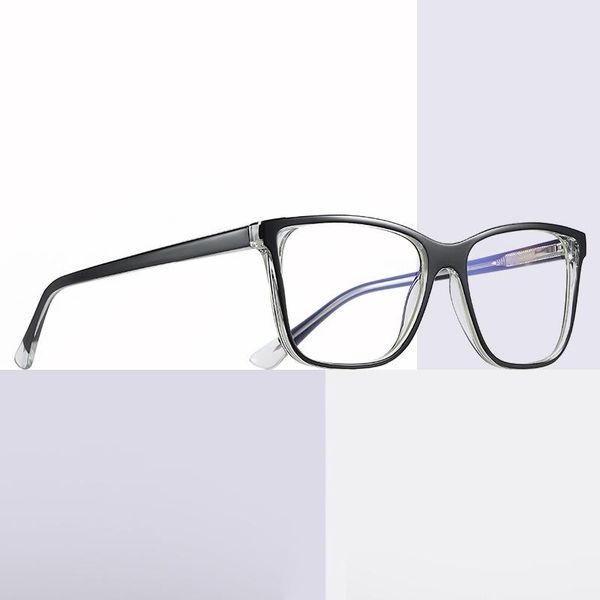 

sunglasses 2021 tr90 blue light blocking glasses for women square frame bluelight radiation ccomputer gaming, White;black