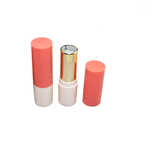 

storage bottles & jars elegant empty lipstick tube 12.1mm plastic round lip cosmetic container lipbalm packaging filling bottle 50/100p