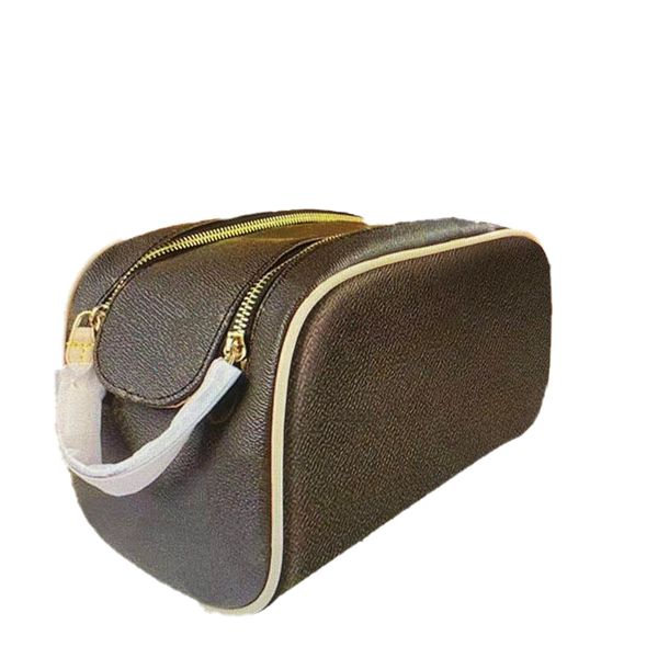 

m47528 cosmetic bag large size tolite pouch women makeup bag pochette initial size soft leather canvas double zipper kits women bags