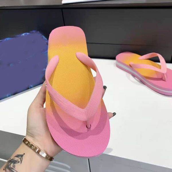 

original style luxurys designer slipper women brands open toe flip flop sandals 2021 summer classic fashion pink flat anti-skid slippers bea, Black