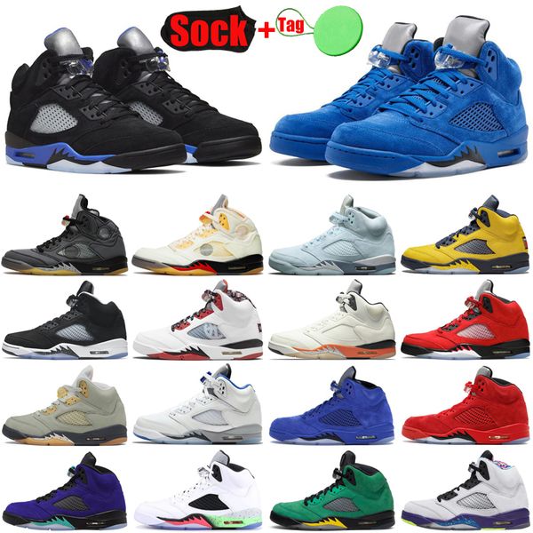 

racer blue men basketball shoes 5 5s jumpman sail metallic unc jade horizon oreo bluebird what the shattered backboard mens trainers sports