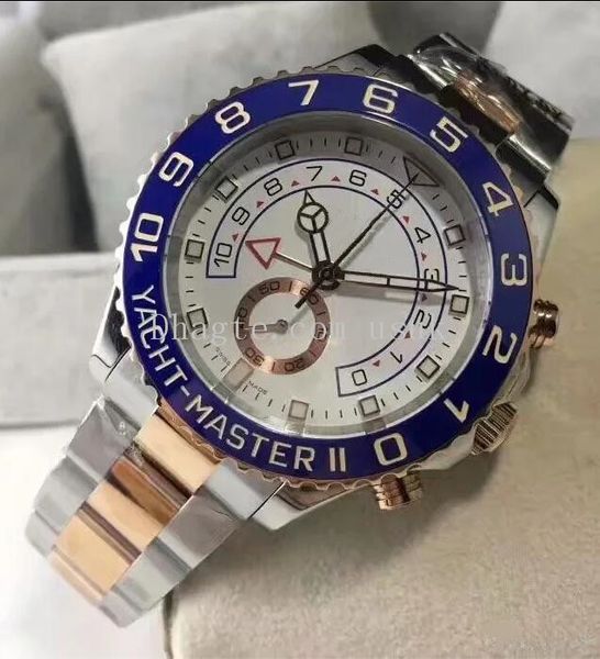 

original box bp maker chronograph workin 44mm 116688 18k yellow gold swiss eta 7750 movement mechanical automatic watches, Slivery;brown