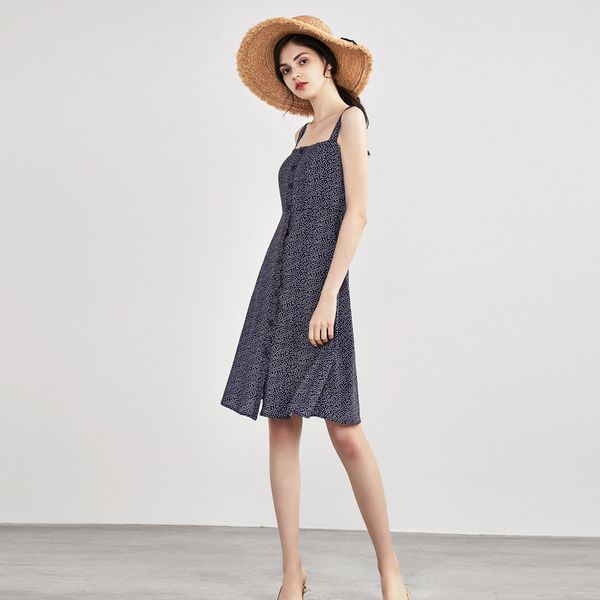 

summer sweet girls print dress slash neck spaghetti strap women dress four colors mini female vestidos, Black;gray