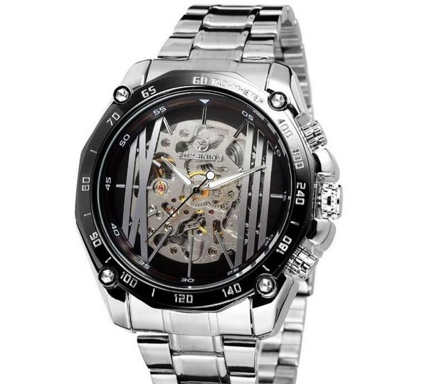 

sell forsining fashion men watches mens automatic watch wrist watch for men for01, Slivery;brown